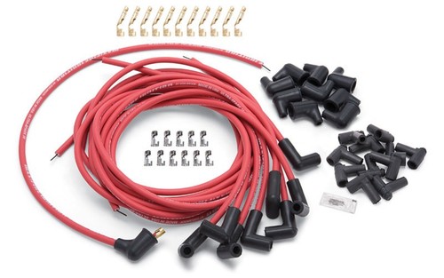 Edelbrock EDE22711 Red 8.5 mm Spark Plug Wire Kit fits V8 Performance Parts - Picture 2 of 9