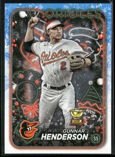 2024 Topps Holiday #H150b Gunnar Henderson - Picture 1 of 2
