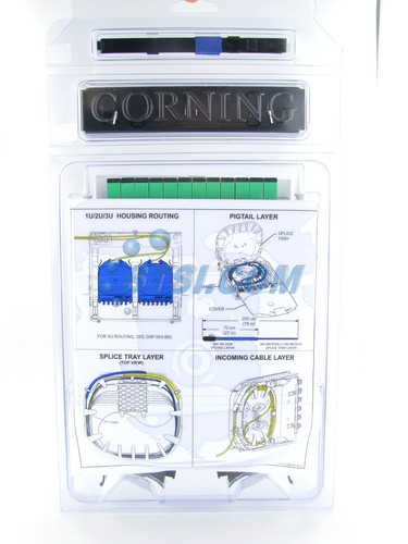 Corning CCH-CS12-6C-P00RE Pigtailed Spleißkassette, 12F, SC SM APC ~STSI - Bild 2 von 3