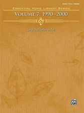 Essential Home Library Series Vol 7 1990-2000 Piano Sheet Music Songs Book