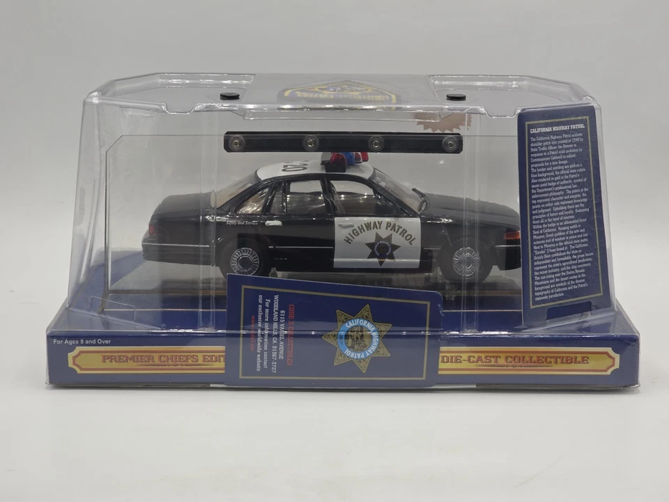 Code 3 California Highway Patrol Car Diecast Collectible With Patch New Vintage  - Image 4 of 4