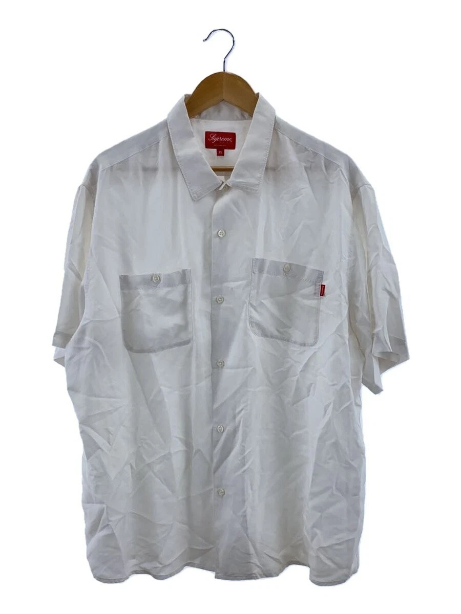 Chemise de travail Supreme Silk S/S/chemise à manches courtes/XL/soie/avec/