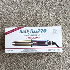 BaBylissPRO Prima2000 PRIMA2000 3/4in Mini Flat Iron, Stainless, 420F