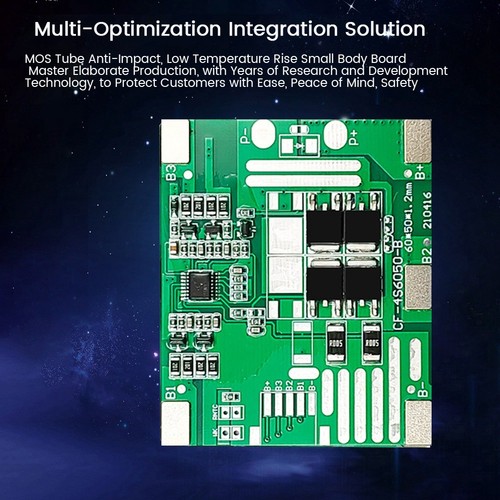 Placa de batería de litio Lifepo4 4S 12A 14,6 V mejora/equilibrio carga7104 - Imagen 7 de 8