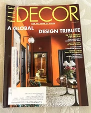 Elle Decor Magazine November 2020 Global Design Tribute Like New