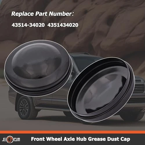1x Front Hub Grease Cap for Toyota Land Cruiser 2008-2016, Sequoia 2008-2022 - Image 4 of 4