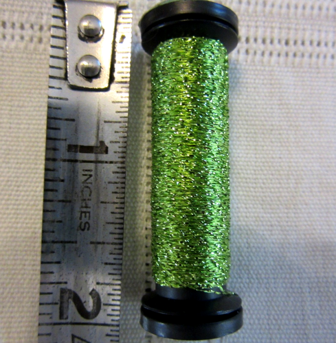 4 Kreinik Metallics Blending Filament #015 CHARTREUSE Stickgarn Konvolut - Bild 4 von 4