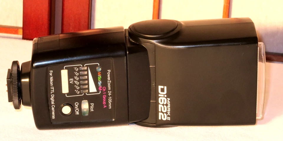 FLASH NISSIN Di 622 MARK II MONTAJE EN ZAPATA para CÁMARA DIGITAL NIKON ITTL Foto 2 de 4