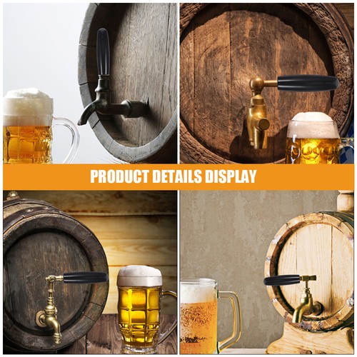 Manija de grifo de cerveza de plástico grande manijas de dispositivo de elaboración de cerveza de repuesto - Imagen 7 de 12