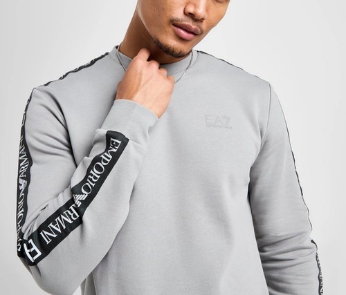 EA7 Emporio Armani Tape Crew TracksuitSize L - Picture 3 of 8