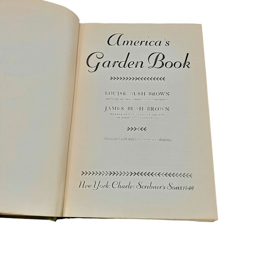 America's Garden Book by Louise James Bush-Brown 1939 DJ Horticulture Vtg HC - Picture 8 of 15