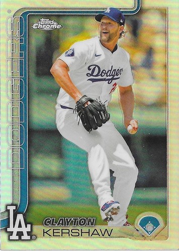 2025 Topps Chrome #88 Clayton Kershaw Refractors