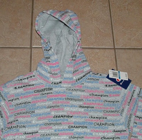 NEW NWT Girls Sz XL School or Casual Wear Hoodie Hooded Logo Sweatshirt CHAMPION - Picture 2 of 3