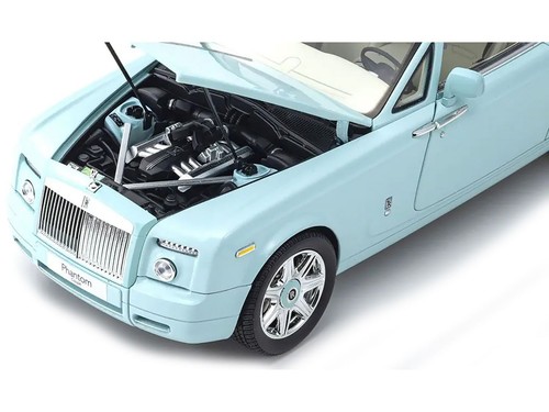 Rolls Royce Phantom Coupe Turquoise 1/18 Diecast Model Car by Kyosho - Picture 4 of 5