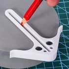 Woodworking Center Finder Tool for Precise Round Bar and Circle Location