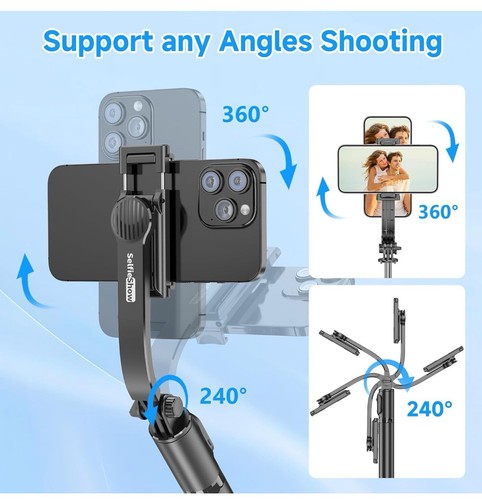SelfieShow Selfie Stick Extendable Tripod Wireless Remote Tripod Stand - Picture 5 of 12