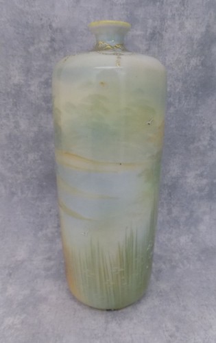Antique Nippon Mei Vase Gold Gilt Roses Hand Painted - Picture 3 of 13