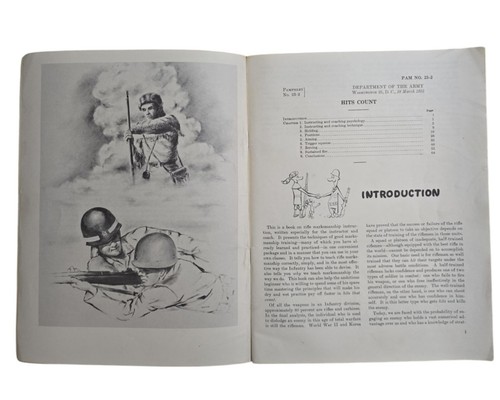 Vintage Department of the Army Pamphlet No. 23-2: Hits Count. 18 March 1955 - Picture 4 of 4