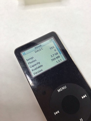 Apple A1137 iPod Nano 1. Generation 2005 4GB Schwarz - Bild 3 von 7