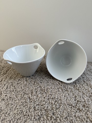 New Crate & Barrel 6.5" Kai Noodle Ramen Bowls Set Of 2 - Picture 2 of 9