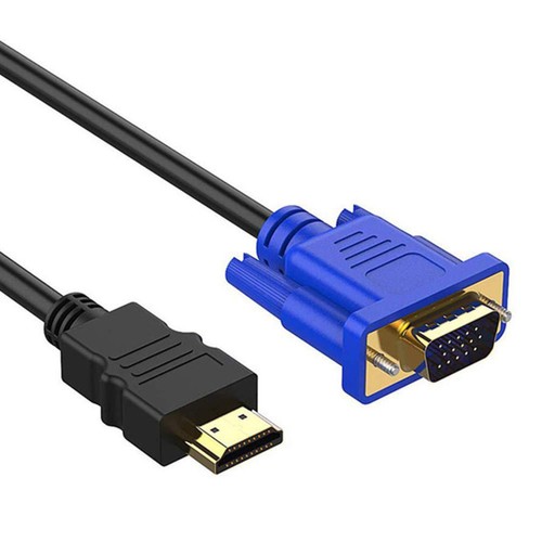 1 HDMI-Stecker Auf VGA-Kabel 1 ST��CKE 24 Karat Vergoldet 8 M A/V-Receiver Video - Bild 6 von 8
