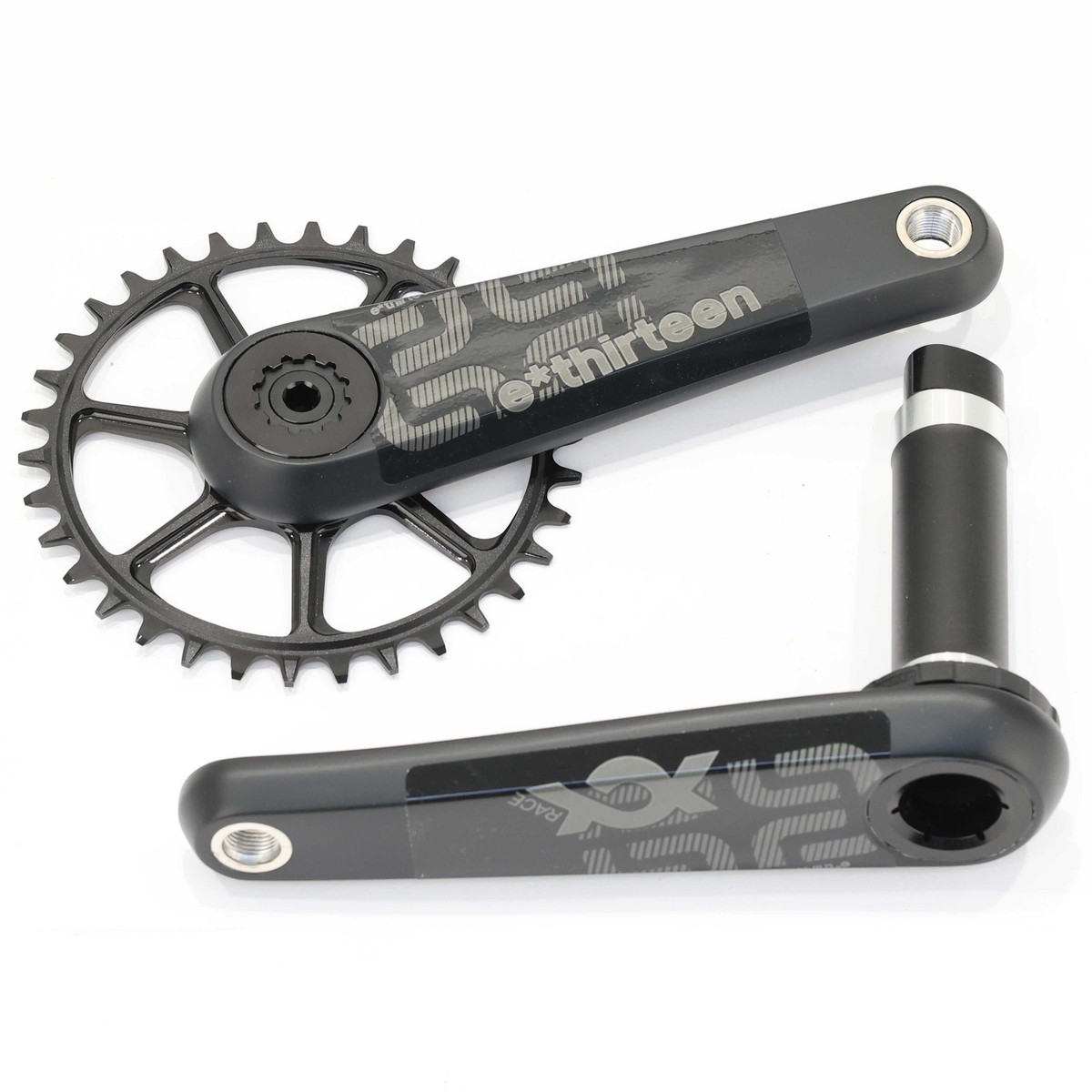 e*thirteen XCX Race Carbon Crankset, 170mm, 34T, Boost, 52mm