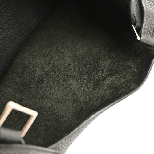 Hermes Black Taurillon Clemence Picotin Lock 22 MM Handbag MD□N 176769 - Picture 9 of 10