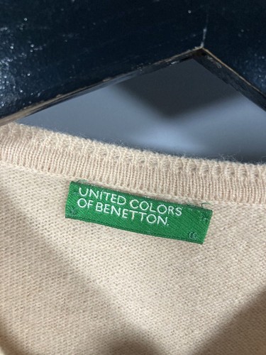 Top UNITED COLORS OF BENETTON KNIT - Small - Beige - Ottime condizioni - Donna - Foto 2 di 4