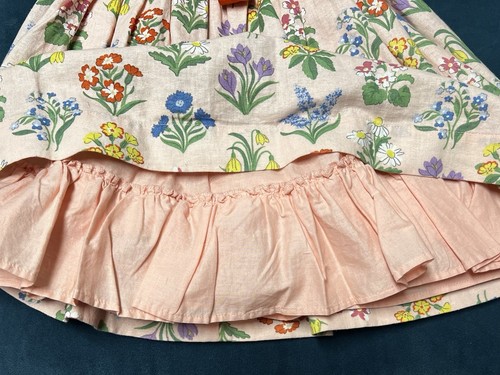 Mini Boden Girls Linen Floral Dress 5/6 Y - Picture 5 of 5