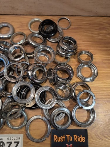 Vintage Retro Bicycle Headset Parts Job Lot #977 - Picture 4 of 7