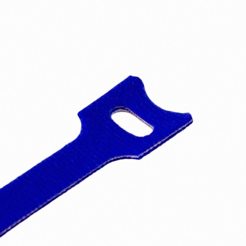 6 Inch Hook and Loop Reusable Strap Cable Cord Wire Ties 100 Pack Blue - Picture 4 of 5