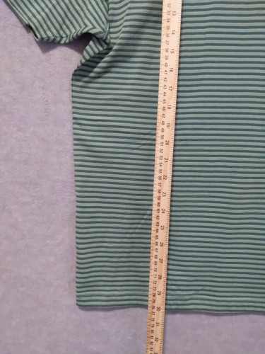 Billabong Tour Rundhalsausschnitt grün gestreift Kurzarm T-Shirt Herren Größe XLarge - Bild 10 von 12