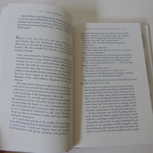 The Greatest Generation Speaks:Letters and Reflections Tom Brokaw Hardcover Book - Picture 9 of 16