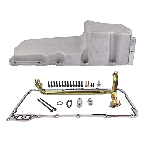 Conversion Swap Oil Pan Low Profile Retrofit Kit Satin LS1 LS2 LS3 LS6 5.3 6.0 - Picture 4 of 8