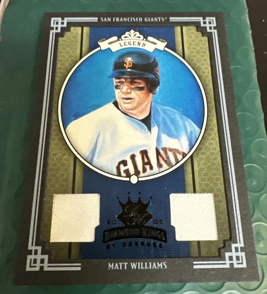 Matt Williams 2005 Diamond Kings Platino Azul Marco Coronación Momento #’d 09/10! Foto 2 de 4