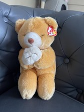 BNWT Retired Ty Beanie Baby Plush Hope the Praying Bear Tagged Retired