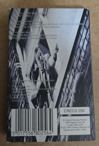 Oasis D'you Know What I Mean? 1997 UK CRECS 256 Cassette - Picture 2 of 2