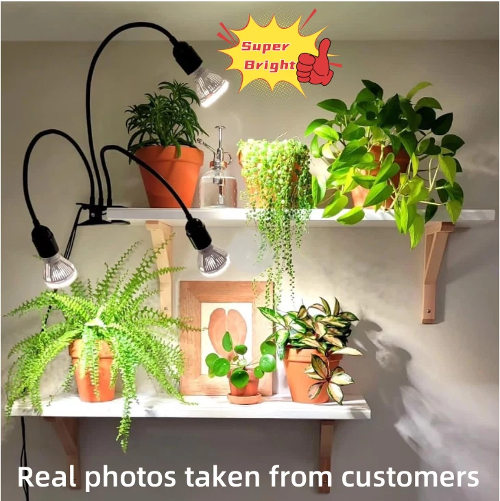 SANSI LED Grow Lights 40W=600W Full Spectrum Indoor Plants Veg Clip On Grow Lamp - Image 4 of 4