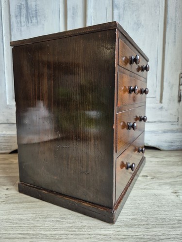 Antique Collectors Drawers, Antique Miniature Drawers, Antique Victorian Cabinet - Picture 6 of 23