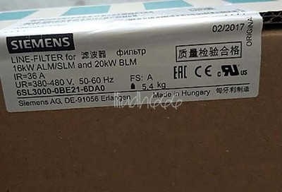 ONE SIEMENS 6SL3000-0BE21-6DA0 BASIC LINE FILTER NEW