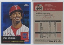 2022 Topps Chrome Platinum Anniversary Blue Prism Refractor Jean Segura #499
