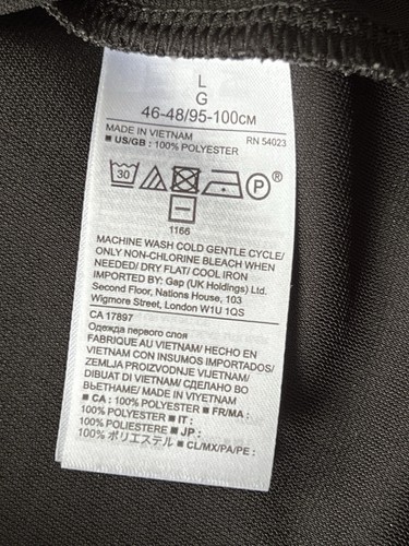 Top Banana Republic para mujer talla grande cuello en V Ruche negro gótico babydoll envolvente - Imagen 7 de 8