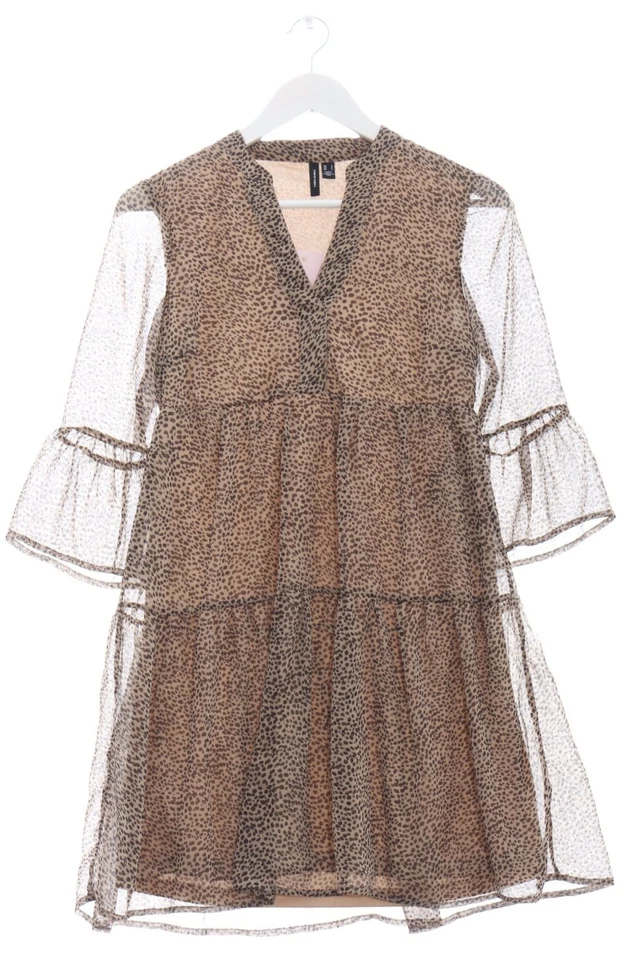 VERO MODA Vestido Hippie Mujeres Vestido Talla EU 36 nude-marrón elegante - Imagen 4 de 4