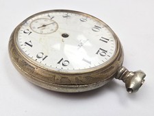 ARGENTAN Taschenuhr GEH&Auml;USE Jugendstil-Art Deco f&uuml;r ein 40,6mm Werk