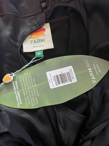 Farm Rio Damen Kleid Größe M UK 12 - 14 Herzausschnitt Cocktail Party kurz Mini - Bild 13 von 13