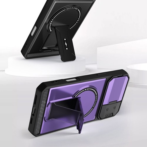 Magnetic Stand Mag Safe Case Lens Cover For iPhone 17 Pro Max 16 15 14 Plus 13 - Picture 6 of 25