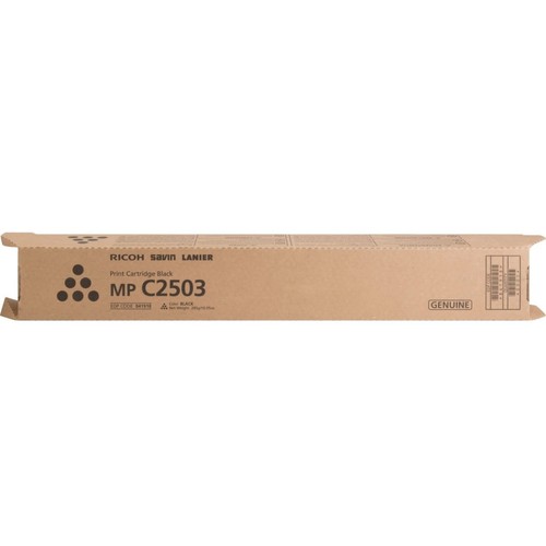 Ricoh 841918 MP C2503, MP C2003 Black Toner Genuine New OEM Sealed Boxed