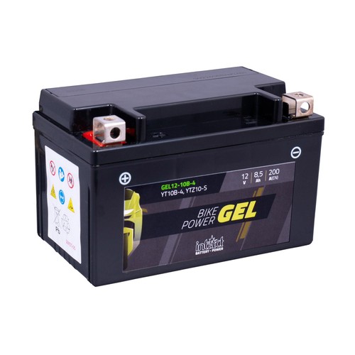 intAct Batterie (YT10B-4 / YTZ10-S) - Versiegelte Motorrad Gel Bike-Power Batterie - Bild 1 von 1