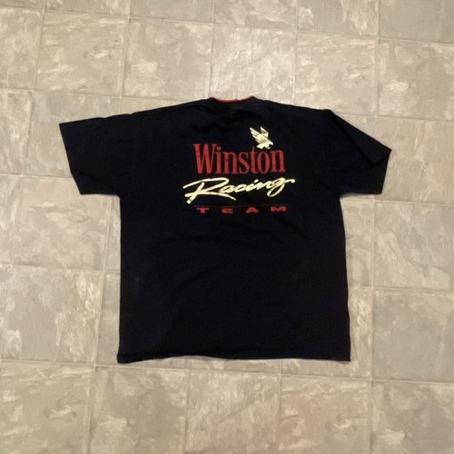 Winston Racing Team Mens T Shirt XL Black 1992 Vintage Nascar Motorsports - Picture 4 of 5