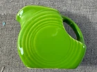 Fiesta Ware Miniature Disk Pitcher Fiesta Small Creamer Green
